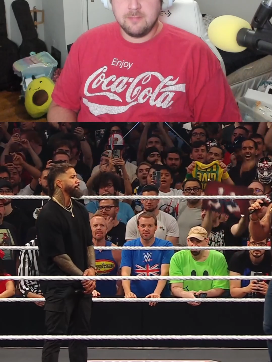 LA Knight confronts Jey Uso on raw after clash