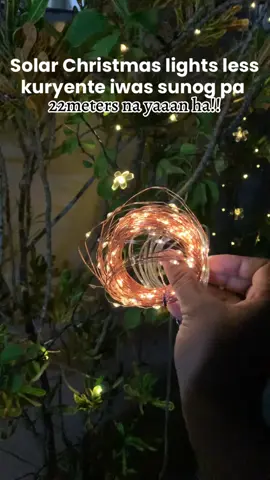 Ang haba ! 22meters na yan #christmaslights #solarchristmas #solarchristmaslights #xmaslights 
