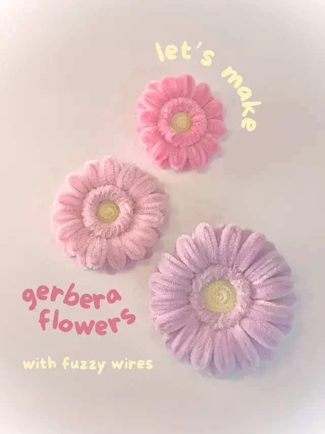 #DIY #handmade #flowers #pipecleanerart #fuzzywire 