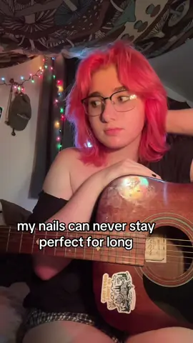 didn’t mean to flip you off #nails#guitar#nailpolish 