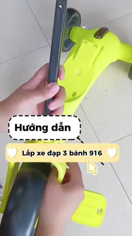 Hướng dẫn lắp xe đạp 3 bánh thể thao 916 cho bé nha các mom #xetreem #xedaptreem #xedap3banh #xedap3banhchobe #memommecuamommet 