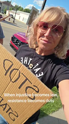 small towns show up too  #laborday #protest #eattherich #fdt #fyp 