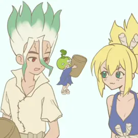 Suika trying to be useful #DrSTONE #Suika #senkuishigami #kohaku 