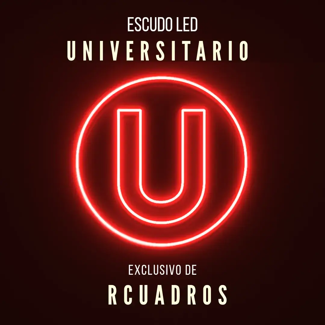 El Escudo LED de Universitario llegó para iluminar tus noches y demostrar tu pasión como verdadero CREMA ❤️🤍 🖼️ Diseño único 💡 Brillo LED potente 📦 Envíos a todo el Perú 🚚 Consulta por promociones de envío 💬 Comenta: ¿Dónde pondrías tu Escudo LED de la U? #RCUADROS #Universitario #LaU #EscudoLED #ArtePeruano  