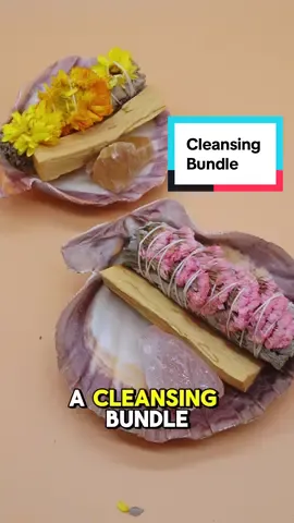 ✨ “Clear the energy, invite the light 🌿🔥 Our cleansing bundle includes everything you need to reset your space and spirit — abalone shell, palo santo, sage, and more. A ritual in a bundle, ready to bring balance to your home. #CleansingBundle #CrystalHealing #PolaincoArizona”