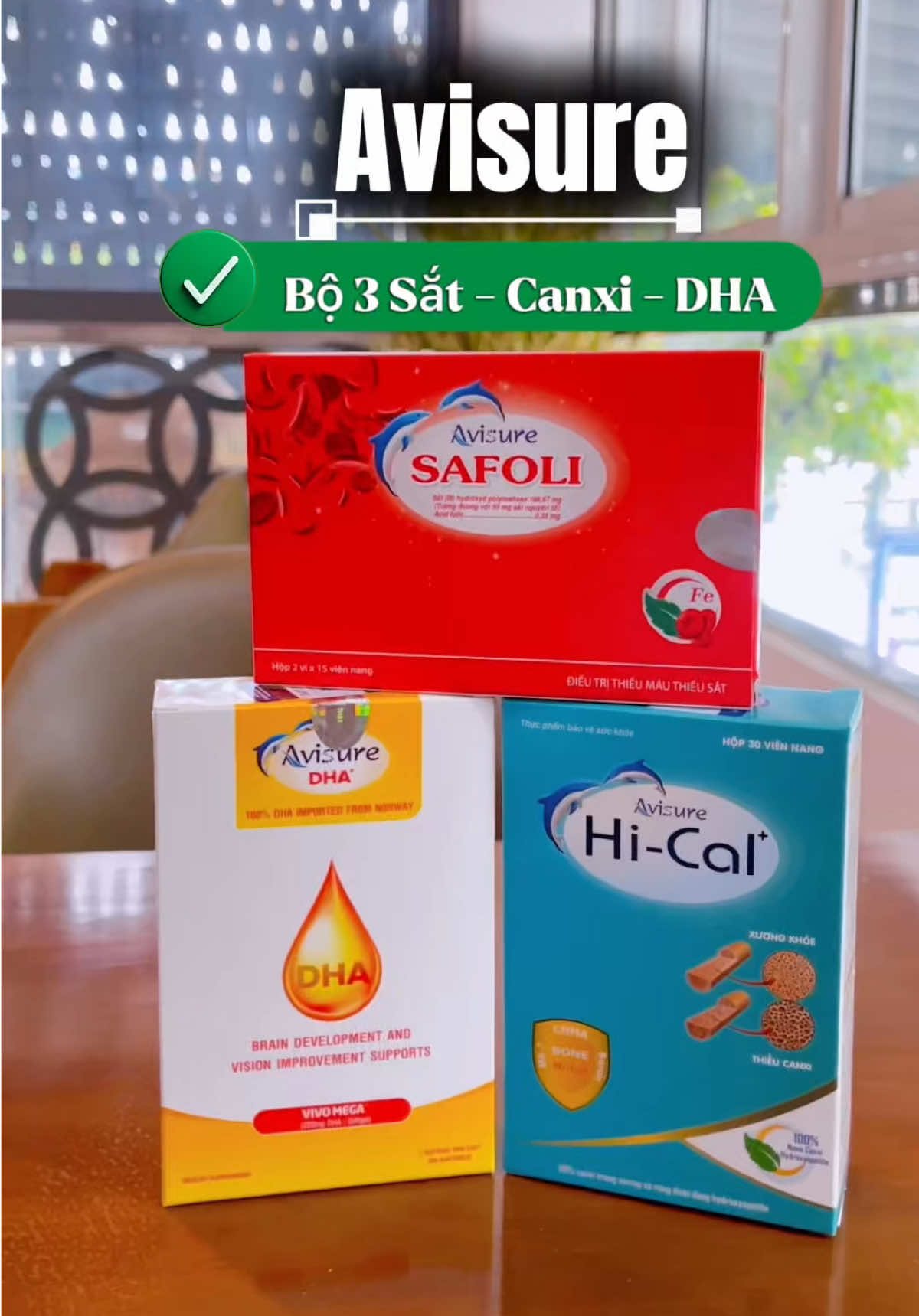 Bộ 3 vi chất cho mẹ bầu & mẹ sau sinh  #mebimsua #minhhy9199 #avisure #avisurehical #satchomebau