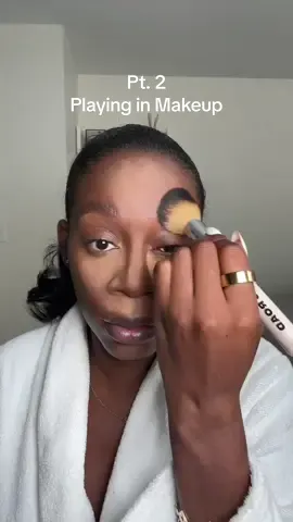 Playing in makeup pt 2 ❤️@Diorbeauty Foundation @Maybelline NY Matte Finish powder @elfcosmetics setting spray 
