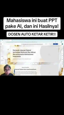 BIKIN PPT EAESTHETIC PAKE AI #ppt #chatgpt #gamma #tugas #kuliah #kampus #ai 