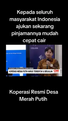 Kepada seluruh masyarakat Indonesia ajukan sekarang pinjamannya sudah diresmikan oleh BPK presiden koperasi Desa Merah putih  #merahputih  #terbaru  #viral  #fyp  #semuaorang 