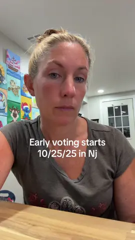 @ScottPresler early voting in NJ starts 10/25/25, get your votes in then or by mail if you can . #election #NJ #newjersey #red #earlyvoting @Jack4NJ 