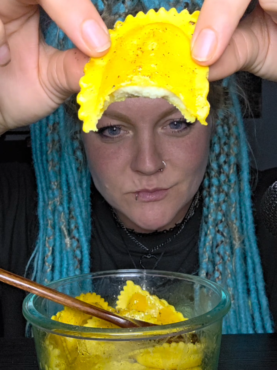 Lemon Burrata Ravioli 🤤  #fyp #mukbang #asmr #asmrsounds #mukbangeatingshow 