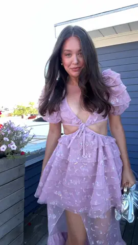 after years of searching for this @forloveandlemons dress on resale sites, she’s finally mine !!! #weddingguestdress #forloveandlemonsdress 