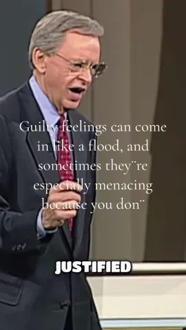 Guilty feelings can come in like a flood, and sometimes they¨re especially menacing because you don¨t know why you¨re having them. #drcharlesstanley 