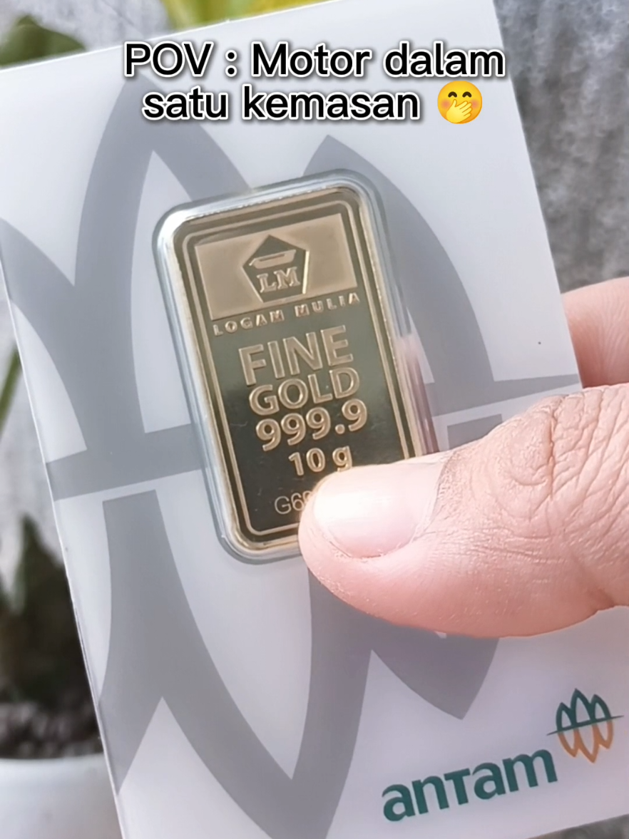 Pilihan tepat menyimpan kunci keamanan finansial #antam #logammulia #10g #gold #LM 