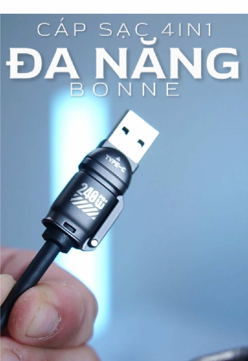 Không mua cáp này thì mua cáp nào nữa mọi người?? Bonne 240W lò lo #buonmedo #capsac4in1 #capsacnhanh #bonne 