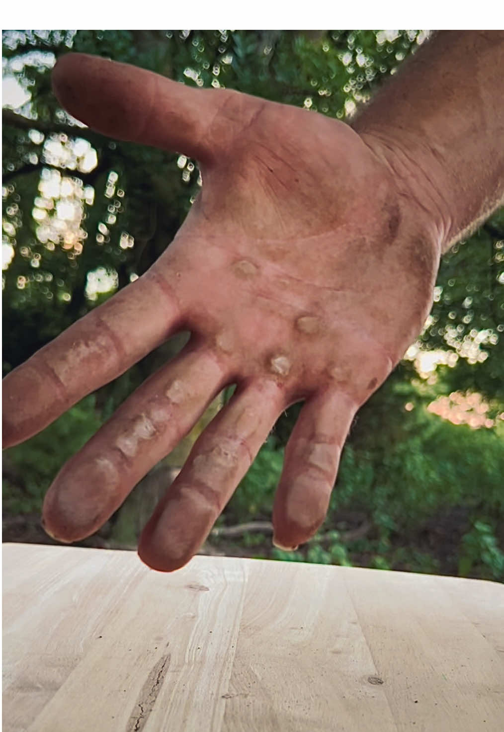 Sandpaper grinds calluses! Feelin it or too gritty? #IronCallusASMR #ASMR #Satisfying #ASMRtriggers #Sanding 