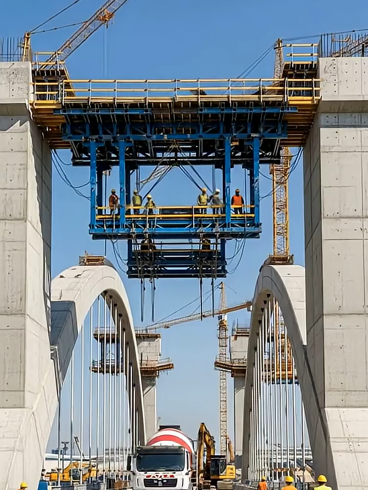 SHOCKING Bridge Collapse CAUGHT on Camera _ 2025 Construction Fail Disaster