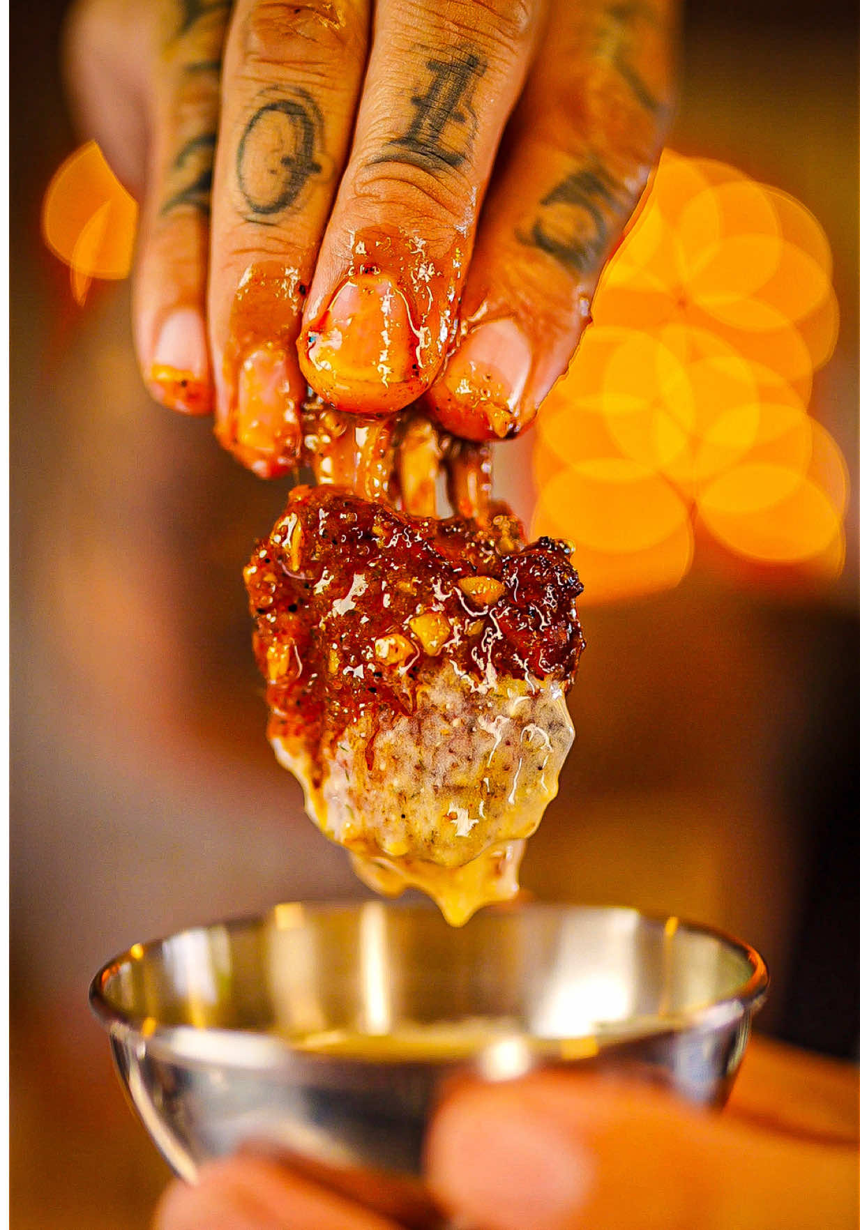 𝙎𝙈𝙊𝙆𝙀𝘿 𝘾𝘼𝙅𝙐𝙉 𝙃𝙊𝙏 𝙒𝙄𝙉𝙂𝙎 Probably one of the best chicken wings I’ve made in a while.🔥 Layers of flavor stacked on every bite- sweet, smoky, and spicy. The star of the recipe is the sauce! Like a Cajun twist to the classic buffalo This is a game day chicken wing recipe you’ll want to fire up on the grill or smoker ASAP. Perfect for football parties, backyard BBQs, or anytime you’re craving the ultimate crispy, saucy wings. I promise, these wings are MONEY.💰 _______________________________________ 𝘽𝙧𝙞𝙣𝙚: • 1/4 cup @Chicken Fried BBQ ne • 1/4 cup of my Cajun Honey Rub @tftibbqshop  • 16 oz cold water 𝘾𝙖𝙟𝙪𝙣 𝘽𝙪𝙛𝙛𝙖𝙡𝙤 𝙎𝙖𝙪𝙘𝙚: • 6 tbsp butter • 8 cloves of garlic minced • 1/2 cup @Bear & Burton's Everyday Hot Sauce • 1 tbsp my Cajun Honey Rub 𝙄𝙣𝙨𝙩𝙧𝙪𝙘𝙩𝙞𝙤𝙣𝙨: • Brine 3-5 hrs • Olive oil as a binder then season • Slap the wing for extra flavor • Smoke indirect until an internal of 190F  • In a small pan melt butter then add in garlic and cook for 2-3 min then add in the rest of the ingredients.  • Toss in sauce and serve w/ Aged Blue Cheese then enjoy.  𝙎𝙢𝙤𝙠𝙚𝙧: @Char-Griller Kettle #chickenwings #tftibbq #bbqtiktok 