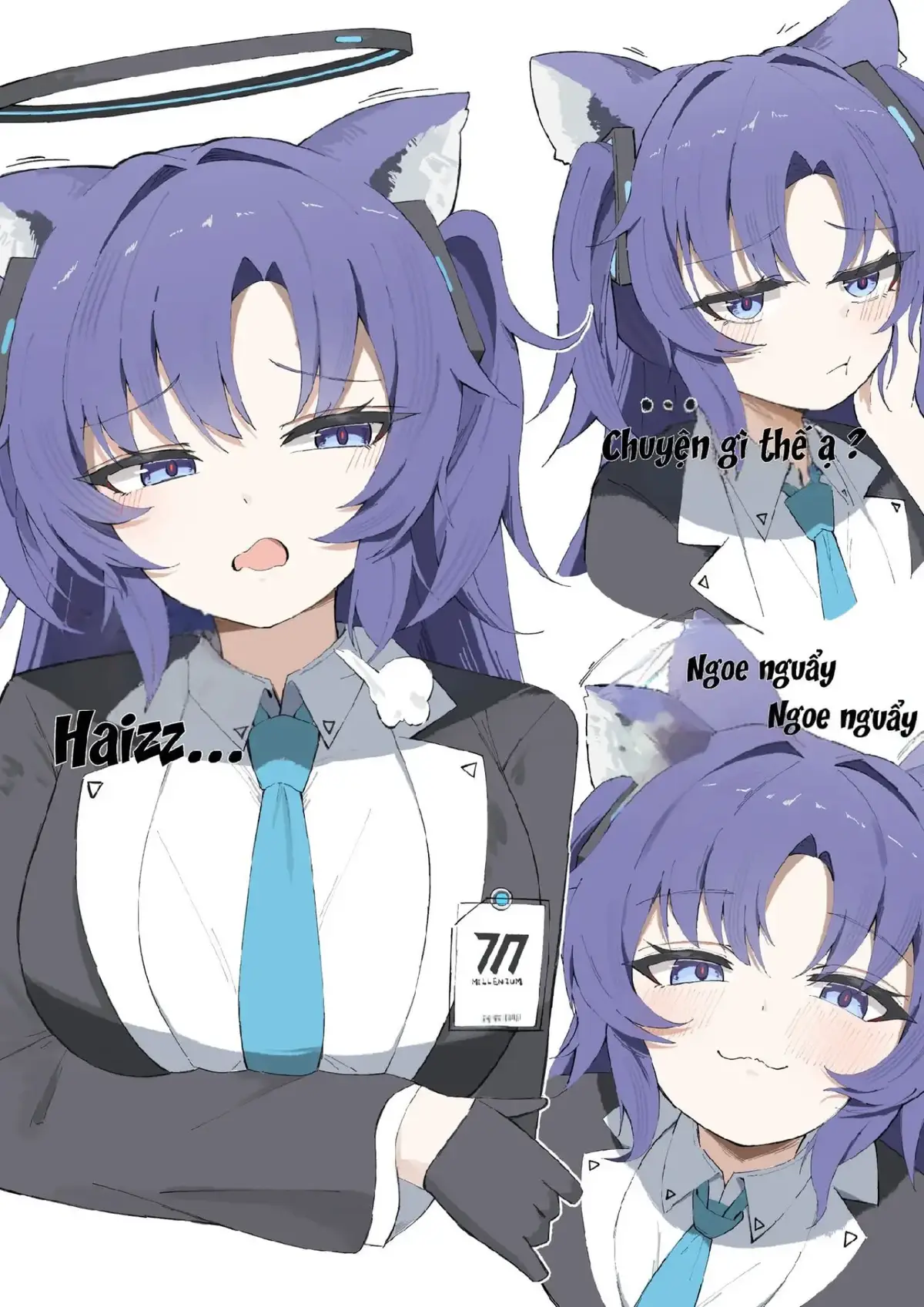 mèo 100kg #blueachive #blueachivegame #blueachivememe #ブルーアーカイブ #blueachiverjp 