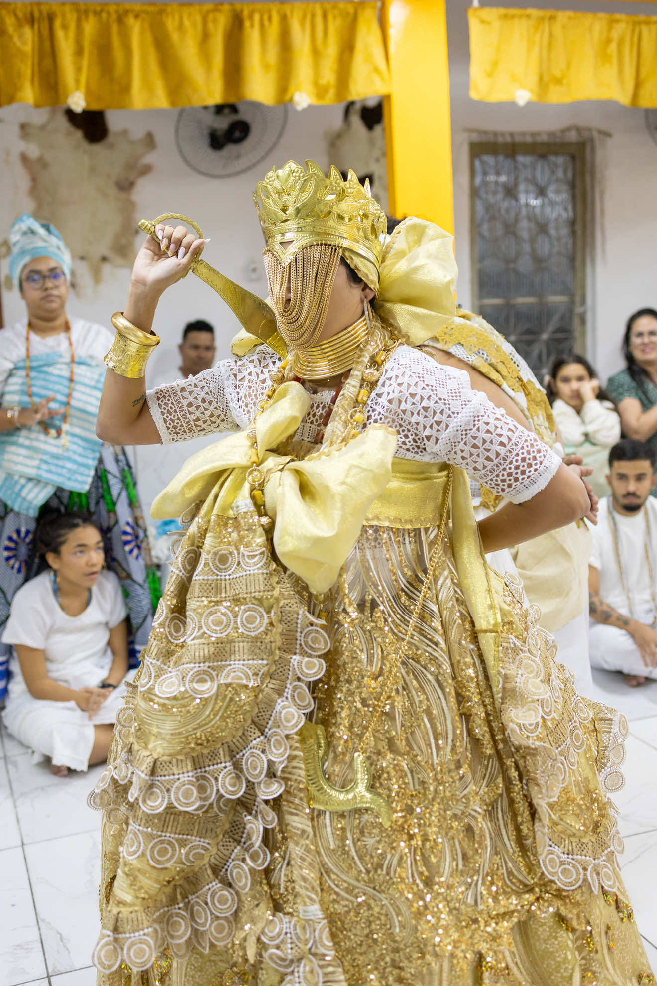 Memórias desse dia tão especial pra nossa egbe! Ore ie ie o 💛✨🪞 #oxum #candomble #candombleketu #candomblebrasil #candomblerj 