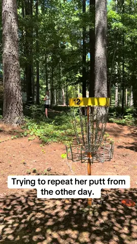 Almost had it. It was a good try! #discgolf #putting #judge #familydiscing