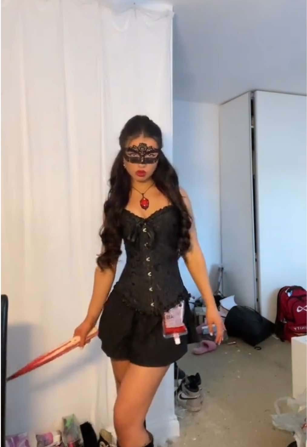Disfraz Katherine Pierce disponible en todas las tallas🎃👻 #costume #disfrazhalloween #peru #katherinepierce #corsets