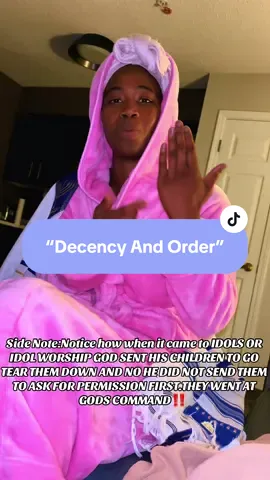 “Decency And Order”✅ #jesus #holyspirit #prophetess #fyp #repent 