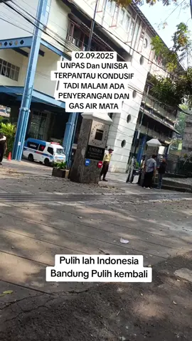 Sekitar jam 20:00 Kampus Unisba dan Unpas di lemarin Gas air mata. tapi di tanggal 02.09.2025 terpantau aman dan Kondusif. Sekiranya Kampus jangan dirusak juga. Indonesia Pulih kembali Yok.. #fyppppppppppppppppppppppp  #unpas  #unisba 