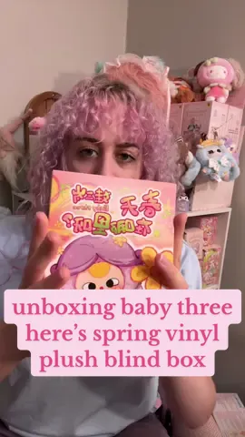 unbox this baby three where’s spring vinyl plush blind box with me. this is the final part 4 or 4 of this chapter of unboxing, but trust me when i say there are many more chapters to come. i wish this baby three wasn’t so fugly tbh baby threes are so hit and miss but if you like their ugly blonde hair and boba eyes you’ll be happy with any