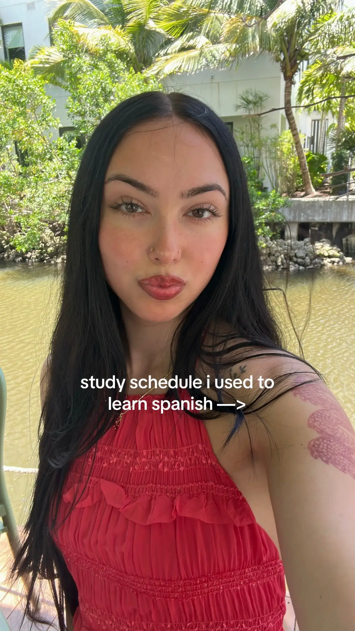 i wasn’t perfectly consistent but netflix shows helped😂 #speakspanish #learnspanish #spanishtips #beginnerspanish #spanishimmersion 