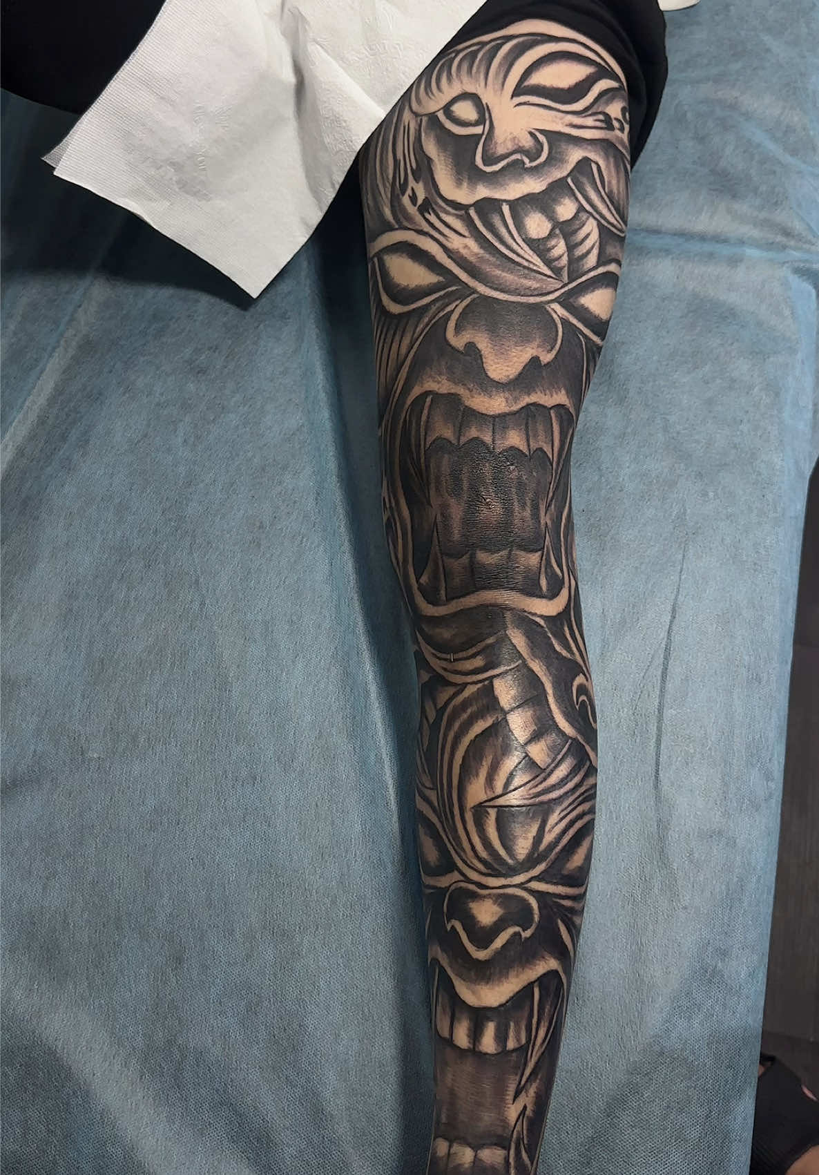 Hoàn thiện chân quỷ ráp 5tr trong 5 tiếng nha anh em #tattoo #tattoos #hinhxamdep #quyrap #quyrapsaigon 