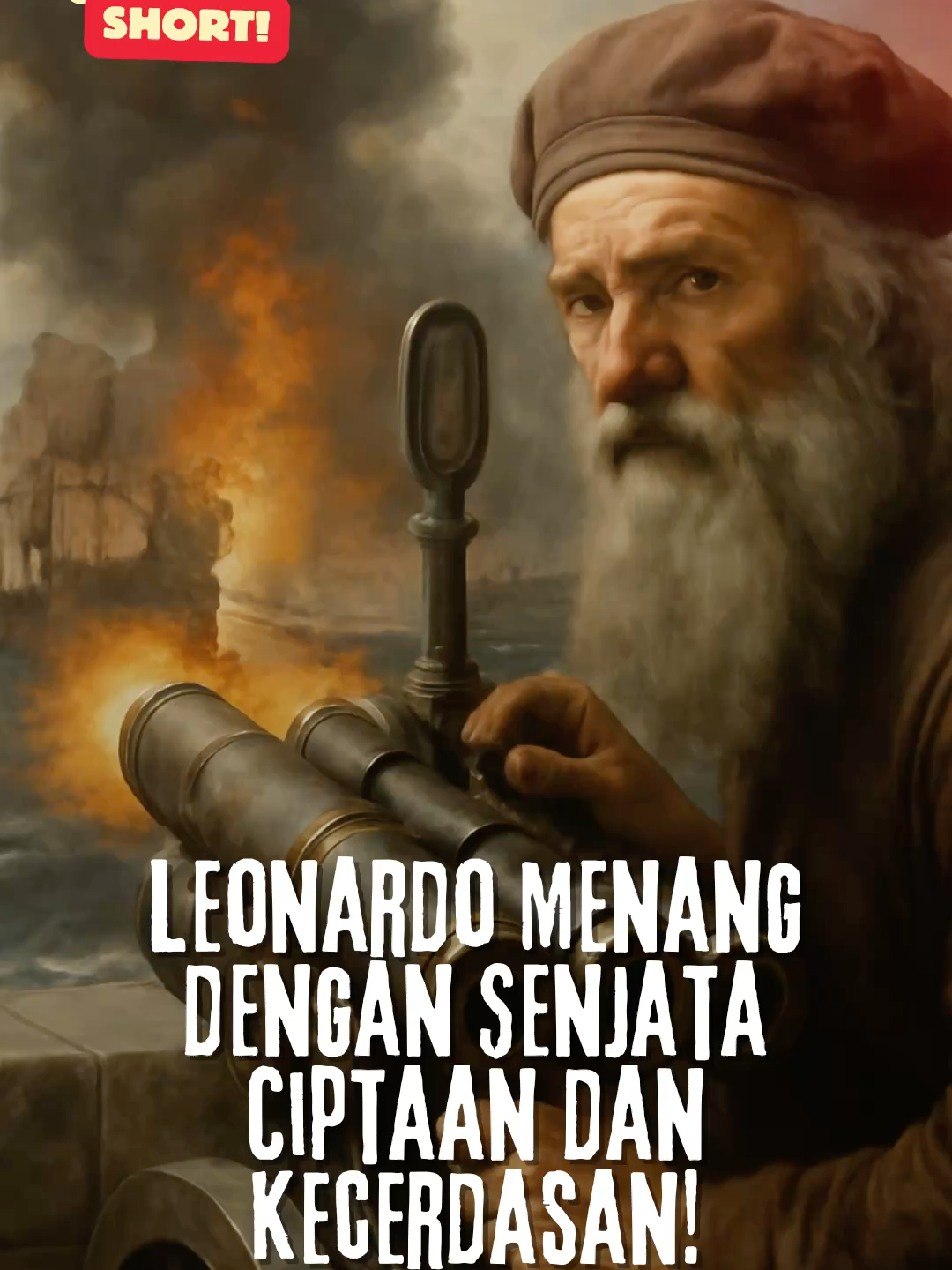 Leonardo Jenius Perang yang Mengalahkan Musuh dengan Kecerdasannya Dalam sebuah pertempuran epik, Leonardo da Vinci menggunakan kecerdasannya untuk melindungi kota dan merancang senjata yang dapat menghancurkan musuh. Dari meriam inovatif hingga mesin api mematikan, Leonardo menunjukkan bahwa kejeniusan dan strategi lebih kuat daripada kekuatan fisik. Tetapi ada satu penemuan khusus yang lebih mengesankan dari semua itu—sebuah alat yang akan mengubah jalannya sejarah.   MOVIE : Da Vinci's Demons (2013)   #LeonardoDaVinci #KecerdasanStrategis #SenjataCiptaan #PerangDanInovasi #JeniusRenaissance #PertempuranEpik #PenemuanLeonardo #SejarahPerang