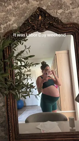 Going into labor on Labor Day is a slay tho  #millenialmoms #39weekspregnant #septemberbaby #MomsofTikTok #laborprep 