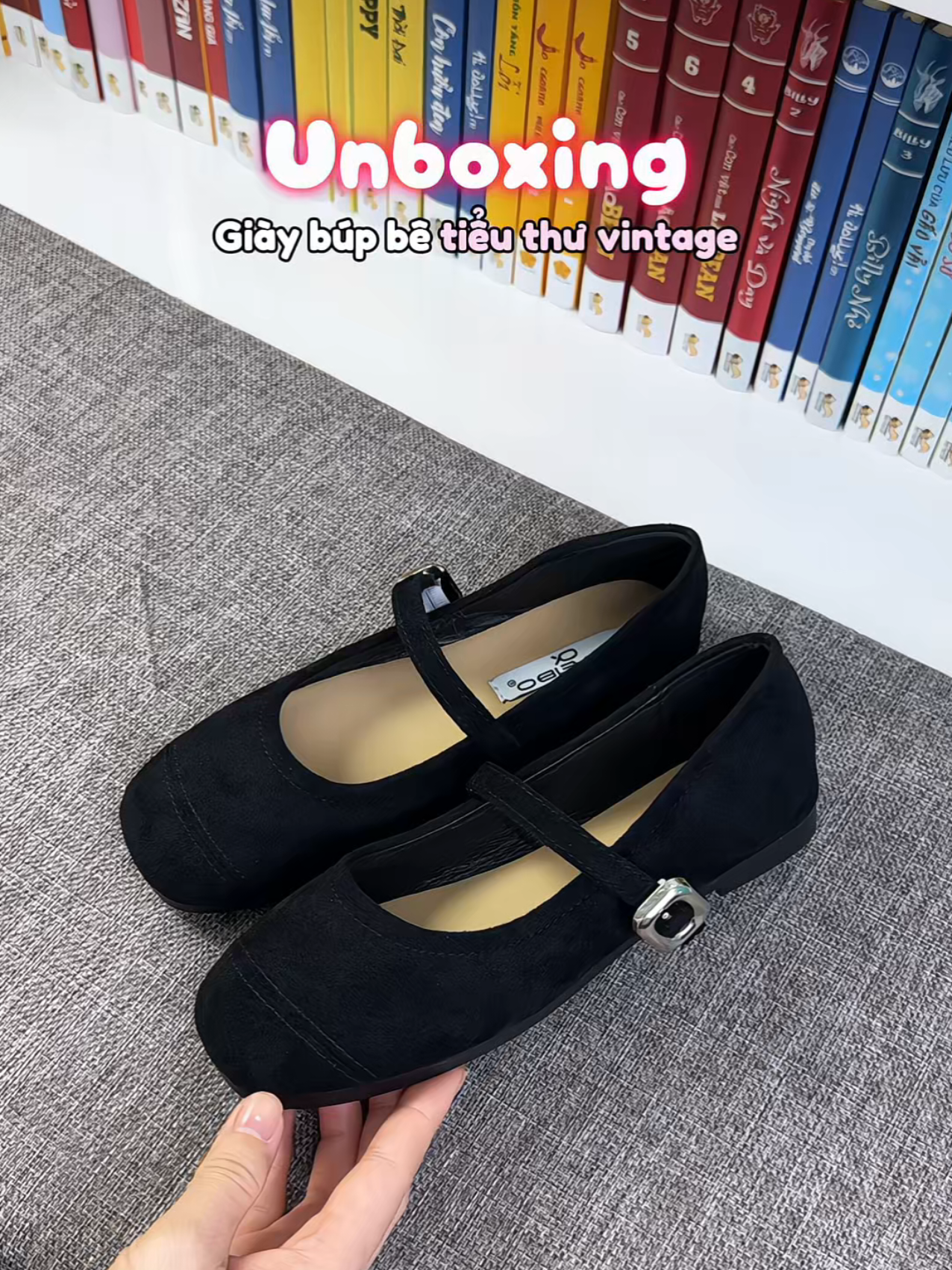 Đôi giày búp bê chân ái cho mùa thu năm nay là đây 🥰🥰 #unboxing #review #giaydepnu #giaydepxinh #giaybupbenu 