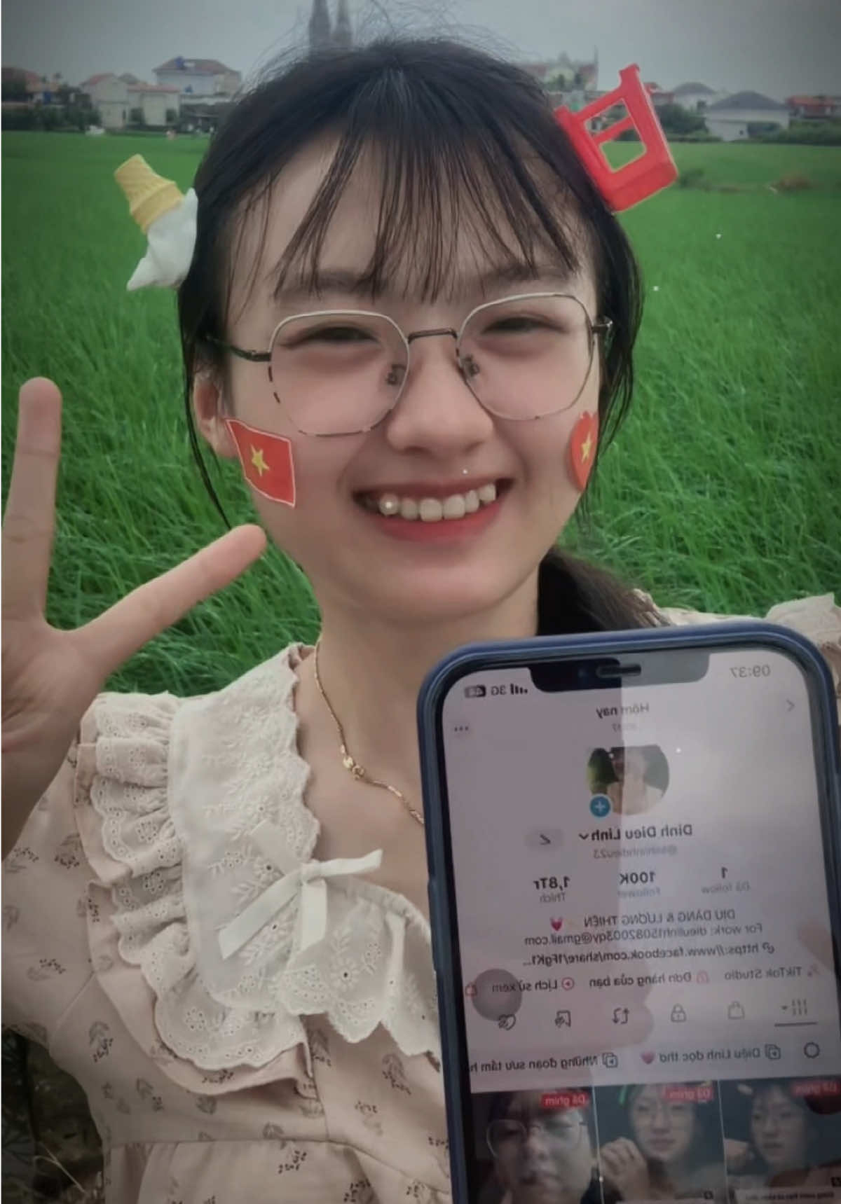 Muộn 1 chút ☺️. Dinh Dieu Linh cảm ơn tình cảm của mọi người rất nhiều 😭💗