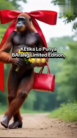 Bahagia itu sederhana, yang mahal itu gaya.. #hiburan #orangutan #fypシ #tranding #viral 