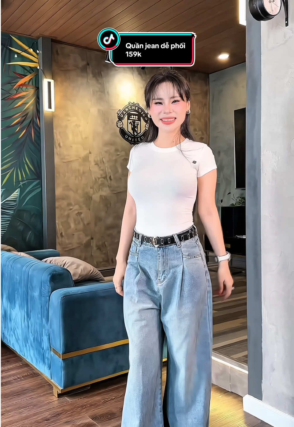 Quần jean ống rộng #cathuynh_ #thoitrangnu #phoidoxinh #quanjean #quanjeannu 