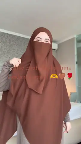 Mix n Mach seline baya carafe,&phasmina bandana caramel🤎🫶 #outfit daily simple syar'i #abaya knit premium##phasmina bandana#fashion muslim2fashion tik tok#LN Simple Syar'i 