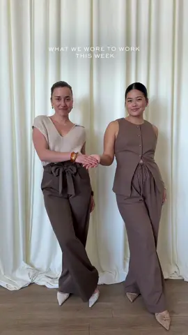 When you and your work bestie serve endless office outfit ideas 🗓️💻😍