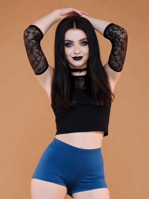 Workout day 💙🖤 #girl #goth #alternative #gothgirl #fitness 