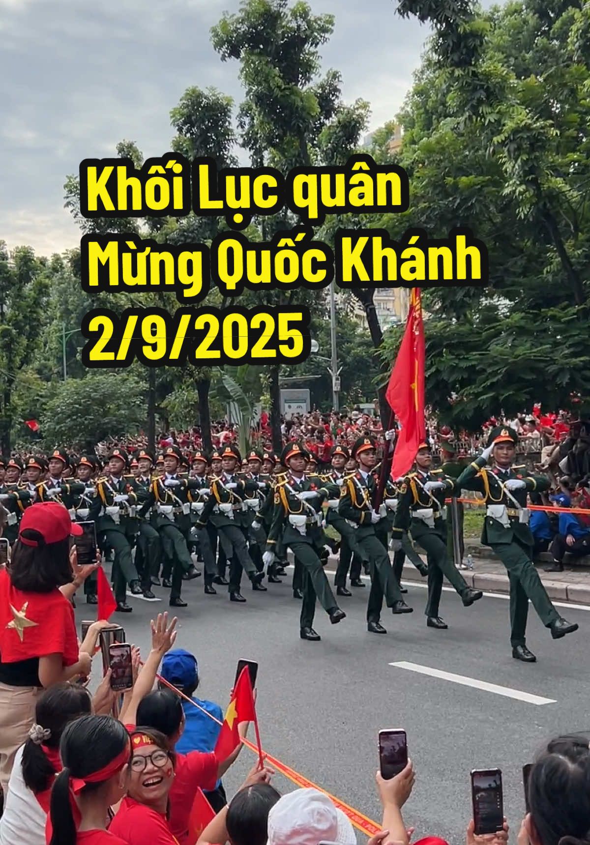 Khối Lục Quân. Chúc mừng Quốc Khánh Nước CHXHCN Việt Nam 2/9/2025 #dieubinh #quockhanh #a80 #lucquan #hanoi 