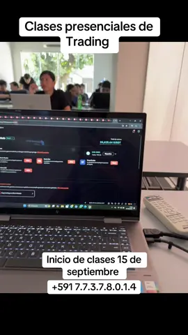 Clases presenciales de Trading , inicio de clases 15 de septiembre  #trading #indicessinteticos #santacruzdelasierra🇳🇬 #bolivia🇧🇴 