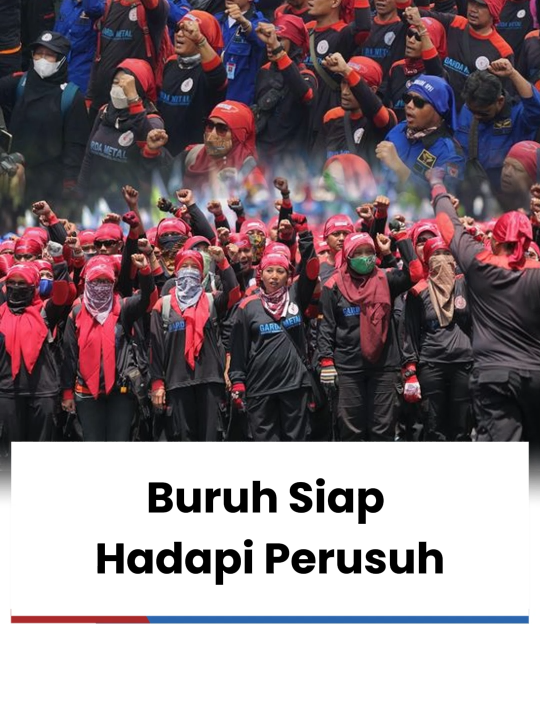 Presiden Konfederasi Serikat Pekerja Seluruh Indonesia (KSPSI) Andi Gani Nena Wea mengecam adanya aksi anarkis yang terjadi beberapa hari terakhir di beberapa daerah. “Kami mendukung kondusivitas masing-masing wilayah dan menentang adanya aksi anarkis. Buruh dalam posisi siaga 1 saat ini di semua wilayah industri dan kami sudah instruksikan kepada anggota KSPSI untuk bersiaga di wilayah industri masing-masing. Jangan sampai perusuh masuk ke dalam kawasan industri dan mengganggu para buruh,” kata Andi di Istana Negara, Jakarta, Senin, 1 September 2025. Ia pun menuding bahwa aksi anarkis ini cenderung ditunggangi. Andi mencontohkan demo di Bekasi terlihat sangat terorganisir. “Kelihatannya seperti itu (ditunggangi) karena sangat sporadis. Tadi malam hampir saja masuk kawasan industri di Bekasi dan sekarang jutaan buruh bersiap siaga, kami pastikan tidak akan tinggal diam kalau wilayah industri dan buruh diganggu oleh para perusuh,” ungkapnya. Kendati demikian, Andi juga menentang jika demonstrasi damai menyampaikan aspirasi dilarang oleh pemerintah.  “Itu nggak boleh! Demonstrasi adalah hak asasi, ya tetap taat hukum,” tegasnya. Andi bersama Presiden Konfederasi Serikat Pekerja Indonesia (KSPI) Said Iqbal, Ketua Umum Konfederasi Serikat Pekerja Seluruh Indonesia (KSPSI) Pembaruan Jumhur Hidayat dan Presiden Konfederasi Serikat Buruh Seluruh Indonesia (KSBSI) Elly Rosita Silaban dipanggil Presiden Prabowo Subianto guna membahas situasi terkini.
