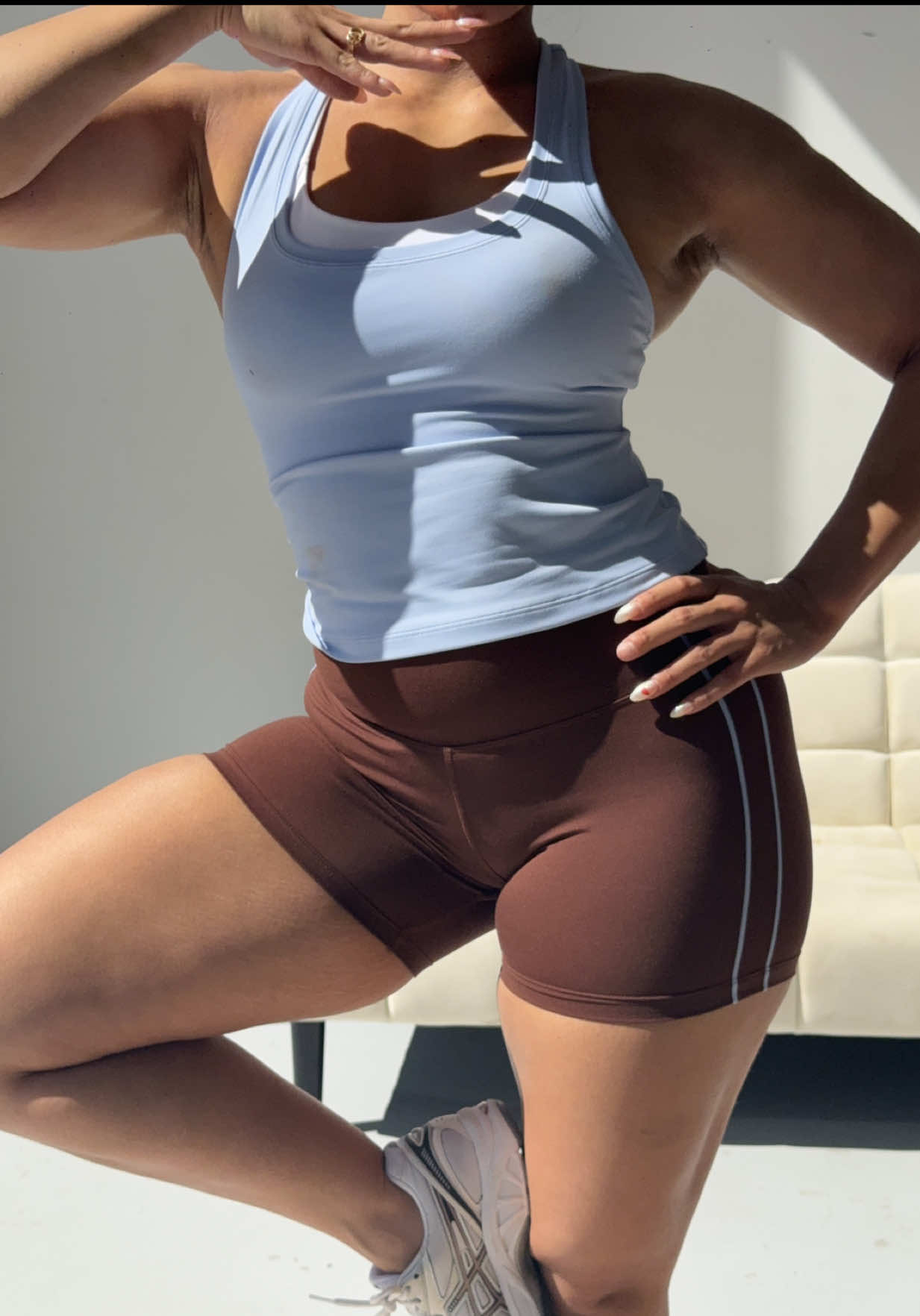 Winter’s almost over and so are my excuses to get out of bed hehe. “Springing” into my session today with @Lorna Jane September collection. 🌅 Use discount code ‘SARAH20’ for 20% off full-priced styles! 🥰