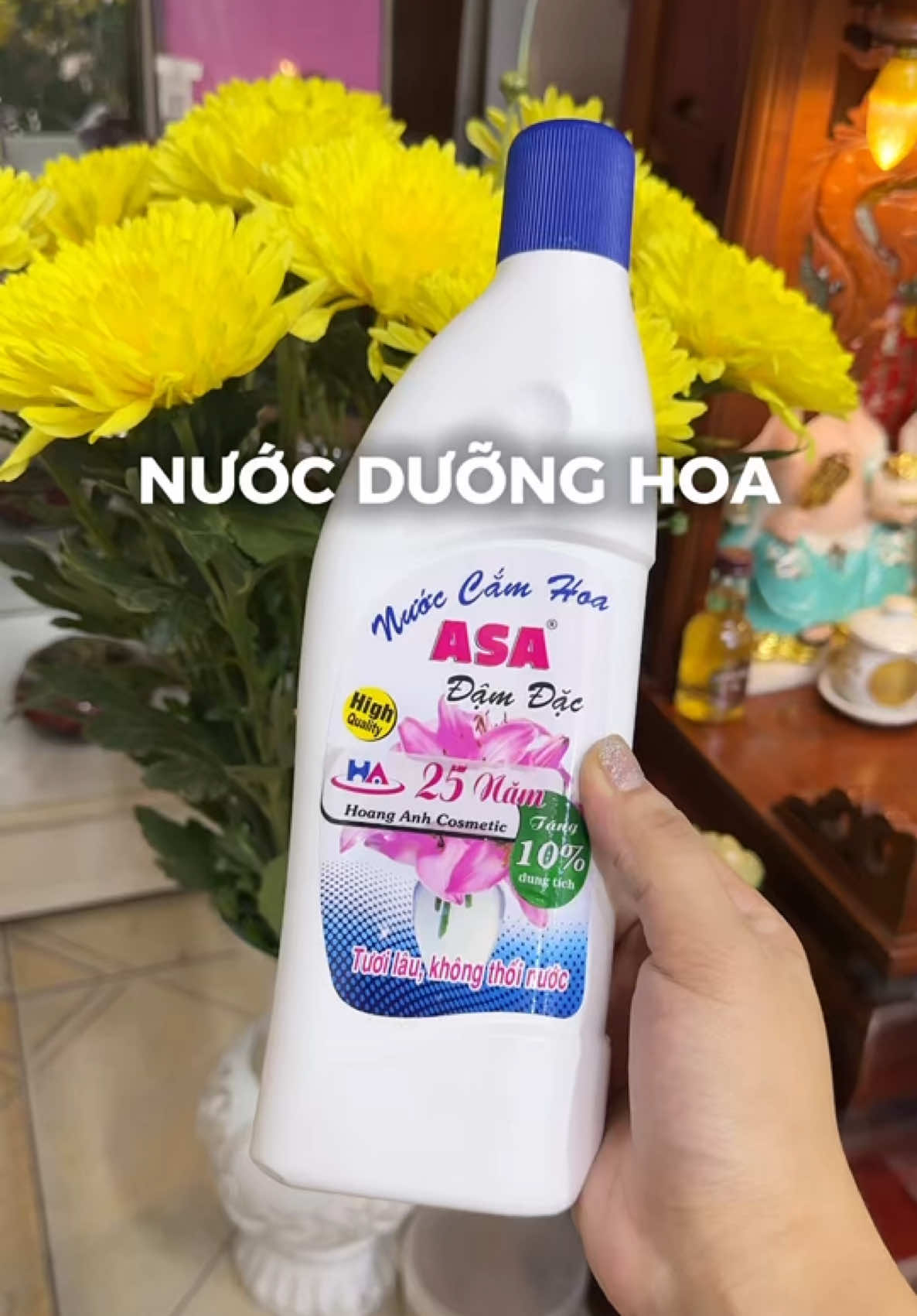 Cách giúp hoa được tươi lâu hơn…#nuocduonghoa #nuocduonghoatuoilau #asa #xuhuong #dothocung 