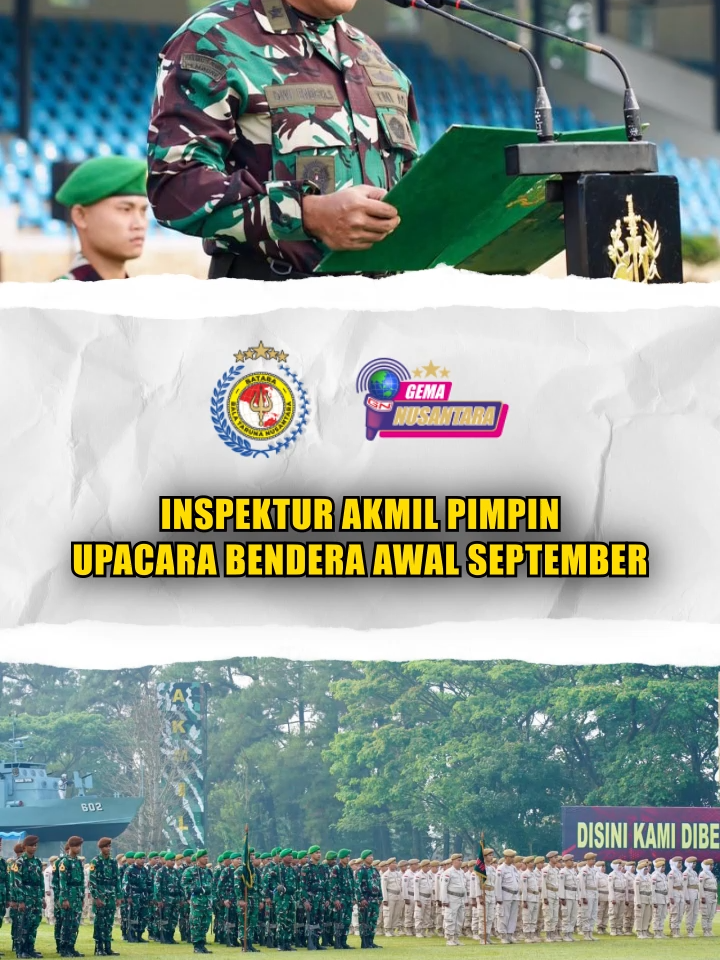 Inspektur Akmil Pimpin Upacara Bendera Awal September Magelang, 1 September 2025 – Inspektur Akmil Brigjen TNI Dwi Endrosasongko, S.Sos., memimpin Upacara Bendera mingguan pada Senin 1/9/2025 di Lapangan Sapta Marga Akmil. Di ikuti oleh seluruh organik Akmil, dimana upacara bendera mingguan merupakan tradisi sekaligus sarana pembinaan disiplin, jiwa korsa, dan penghormatan kepada simbol negara. Dalam arahannya, Inspektur Akmil menekankan pentingnya semangat kebersamaan, kedisiplinan, serta profesionalisme bagi seluruh personel dan taruna sebagai landasan utama dalam membentuk prajurit TNI yang tangguh, berkarakter, dan berintegritas. Upacara mingguan sekaligus refleksi tanggung jawab seluruh prajurit dan taruna dalam mengabdi kepada bangsa dan negara. Sumber : Penhumas Akmil #akmil #akademimiliter #militaryacademi #tni #tniad #taruna #taruni #perwira #calonperwira #upacara