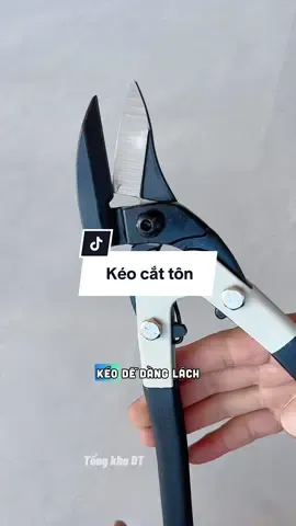 Kéo cắt tôn, cắt sắt mỏ nghiêng 45 độ.