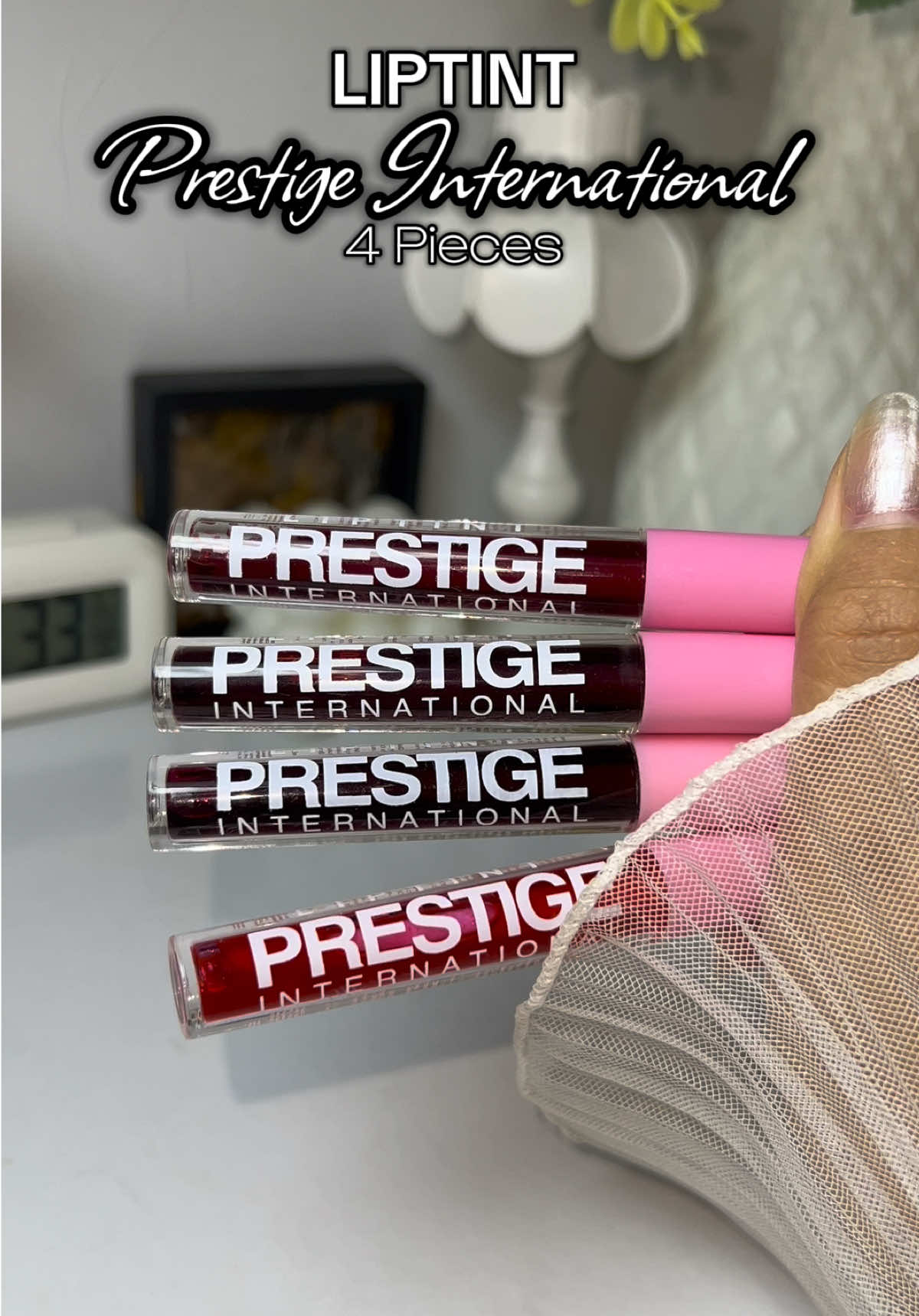 Prestige International Liptint 4 Pieces , So pigmented 💋BUY YOURS NOW! 👌 #prestigeinternational #liptint #prestigeliptint #prestige #longlastingliptint   
