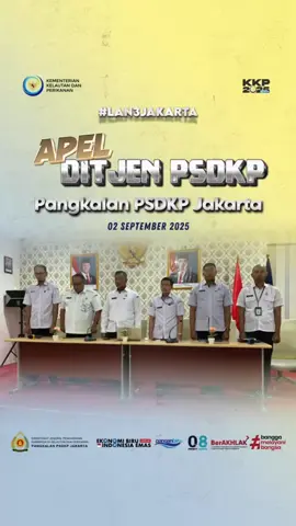 Selasa (2/9) Personel Pangkalan PSDKP Jakarta mengikuti Apel Lingkup Ditjen PSDKP secara daring di ruang rapat. Dirjen PSDKP sebagai Inspektur Apel memberikan beberapa poin arahan penting kepada seluruh personel agar bersikap dan bertindak sesuai dengan core value ASN BerAKHLAK. Beliau juga menekankan agar tiap personel Ditjen PSDKP menunjukkan kinerja dan semangatnya dalam mengemban tugas menjaga dan mengawasi sumber daya kelautan dan perikanan agar tetap lestari. #PanganBiru #PSDKPSahabatNelayan #PSDKPPantangTercela #GASPOLLIPUNK #Apel @kkpgoid @ditjenpsdkp @bintoro721022