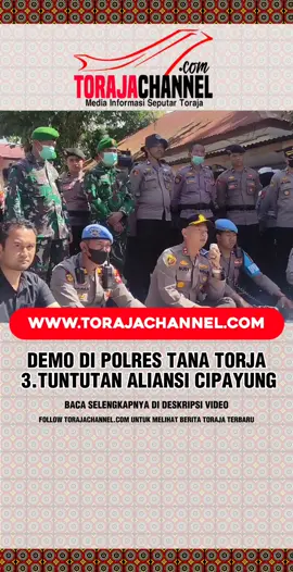 Aliansi Cipayung Tana Toraja (GMKI Cabang Toraja, GMNI Cabang Toraja, dan PMKRI Cabang Toraja) menggelar aksi unjuk rasa di depan Mapolres Tana Toraja, Sabtu (30/8/2025). Dalam aksinya, mereka meminta Kapolres Tana Toraja untuk segera menyelesaikan 3 persoalan berikut ini. 1.Segera menetapkan pelaku pengerusakan SMP PGRI Marinding, Kecamatan Mengkendek. 2.Menangkap pelaku pencurian rumah ibadah 3.Mendesak Kapolres Tana Toraja untuk mengevaluasi oknum anggota Polres Tana Toraja yang melakukan tindakan represif terhadap massa aksi yang melakukan demonstrasi pada tanggal 29 Agustus 2025 di Mapolres Tana. #Makassar #toraja #torajachannel #cipayung #tanatoraja 